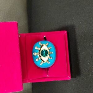 KURT GEIGER LONDON Evil Eye Ring in Size 9